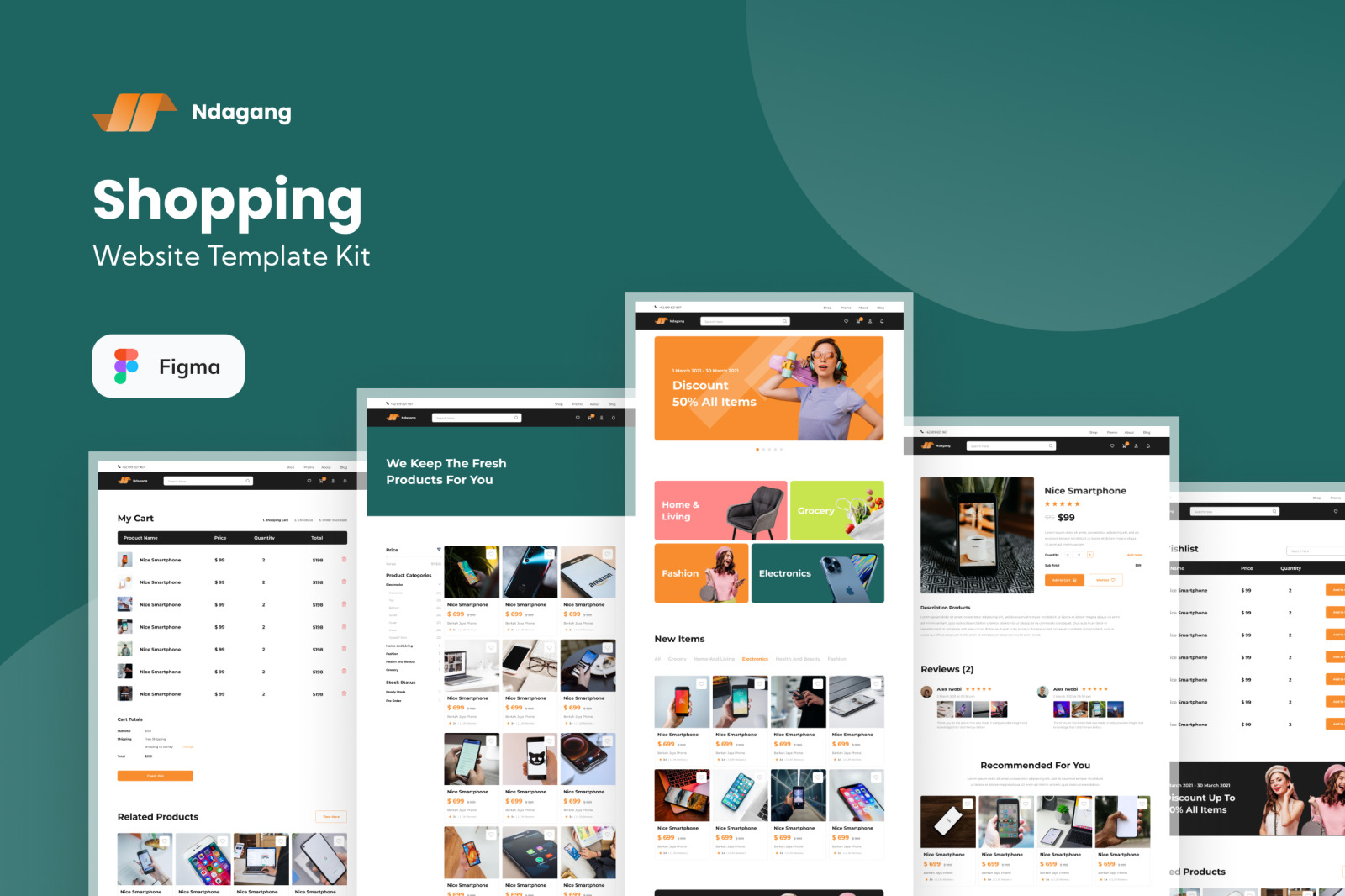 Ndagang-Shopping Website Template Ndagang-Shopping Website Template
