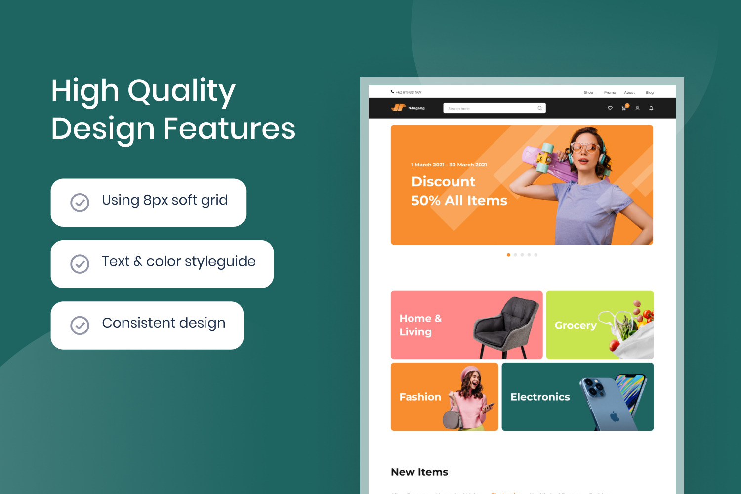 Ndagang-Shopping Website Template