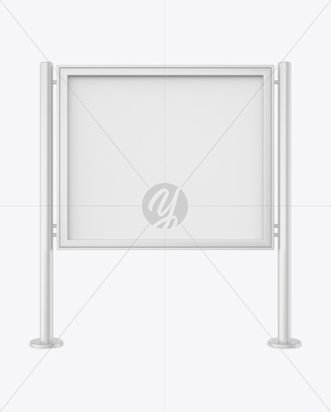 Advertising Board Poster Frame Mockup