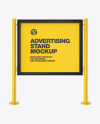 Advertising Board Poster Frame Mockup