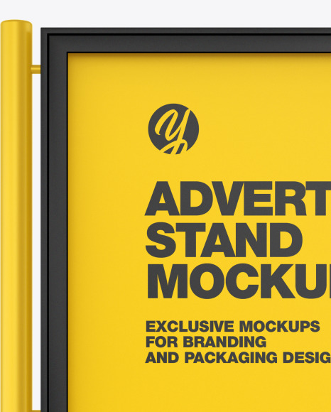 Advertising Board Poster Frame Mockup