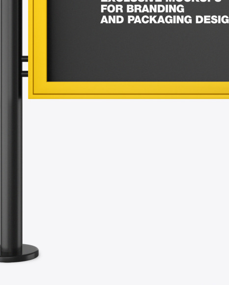 Advertising Board Poster Frame Mockup