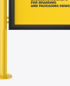 Advertising Board Poster Frame Mockup