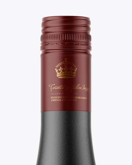 Ceramic Wine Bottle Mockup