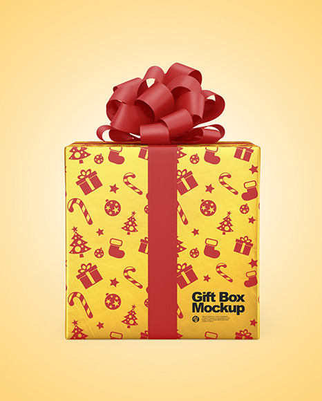 Gift Box Mockup