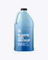 Matte Plastic Jug Mockup