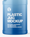 Matte Plastic Jug Mockup