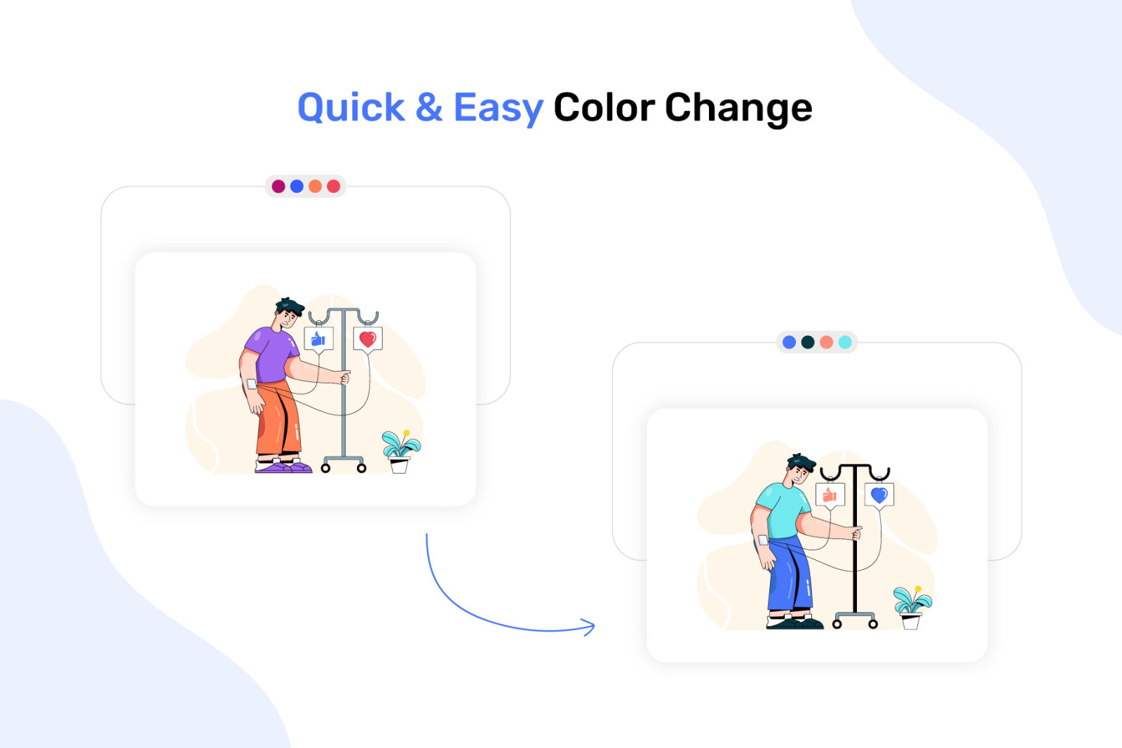 30 Trendy Social Media Illustrations 30 Trendy Social Media Illustrations