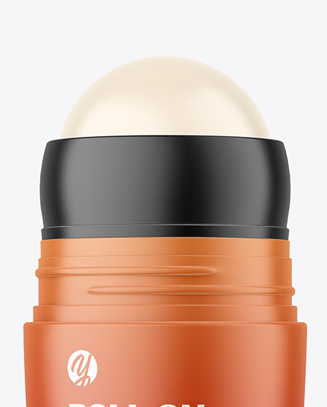 Matte Roll-On Deodorant Mockup Matte Roll-On Deodorant Mockup