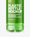 Clear Plastic Drink Bottle Mockup