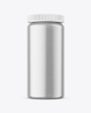 Metallic Plastic Jar Mockup