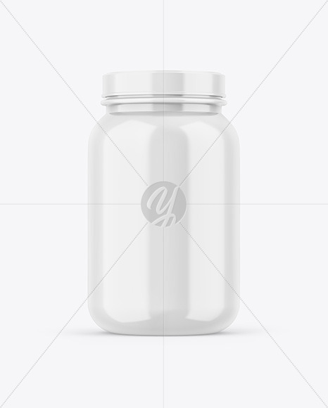 Glossy Jar Mockup