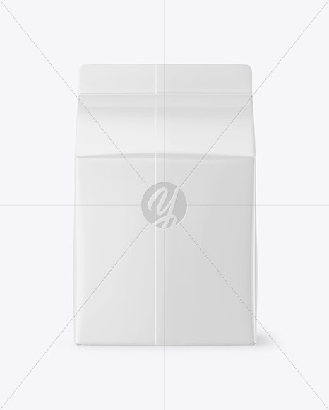 Glossy Carton Pack Mockup – Back View