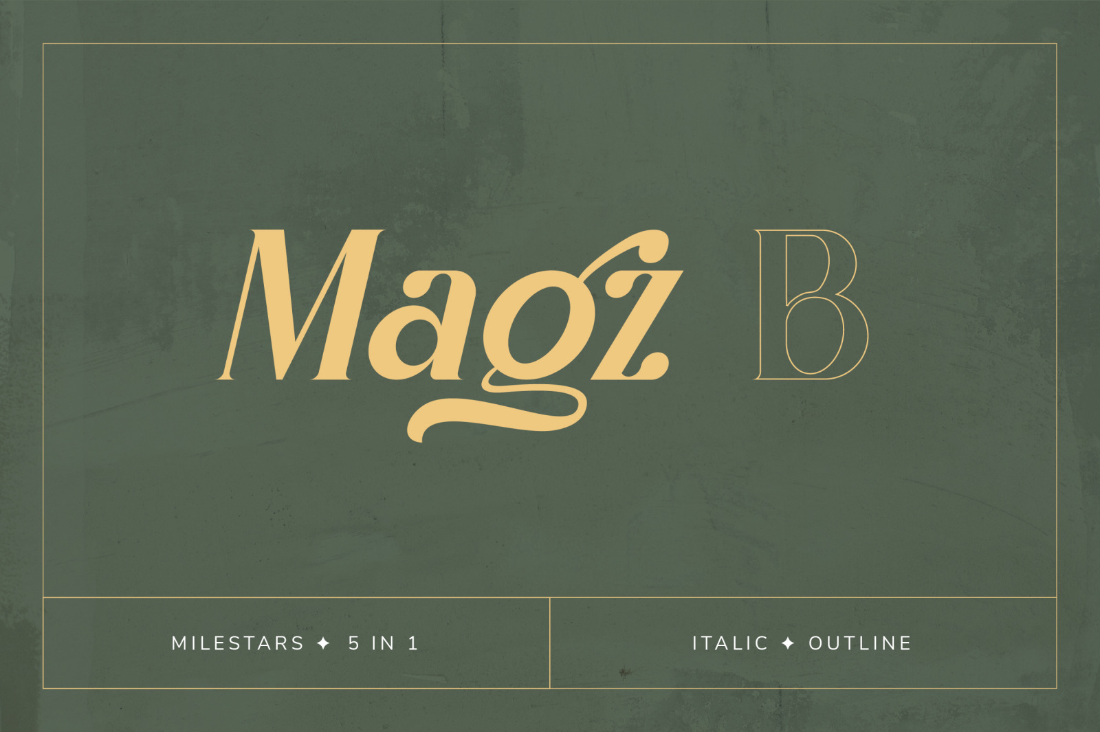 Milestone Modern Classic Font Milestone Modern Classic Font