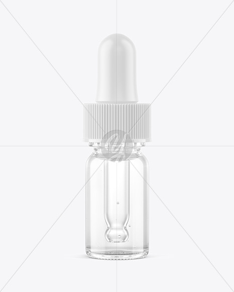 5ml Clear Glass Dropper Bottle Mockup