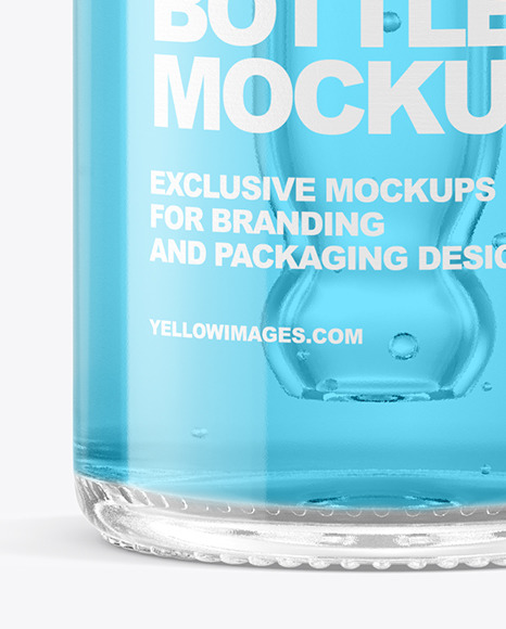 5ml Clear Glass Dropper Bottle Mockup