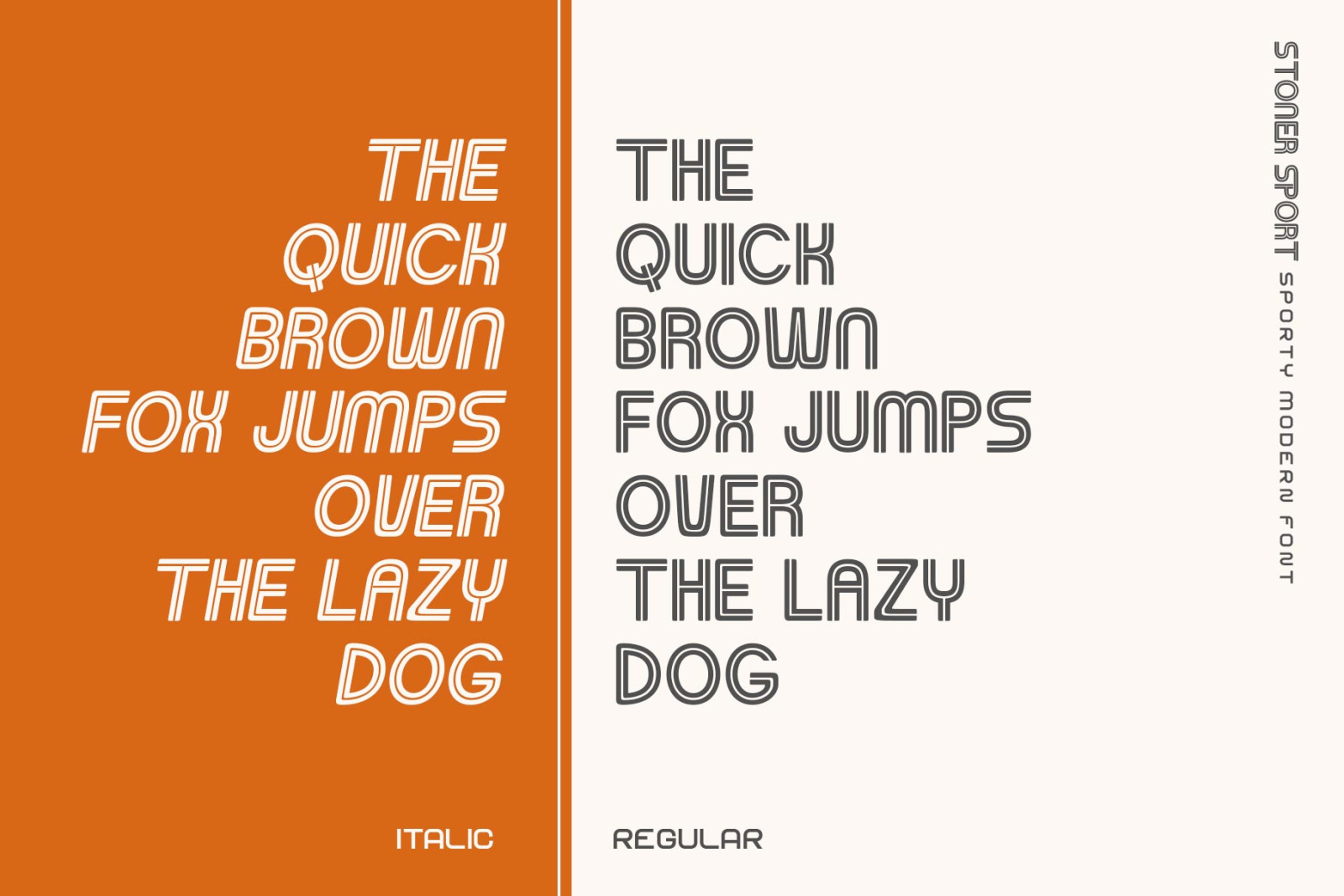 Stoner Sport Typeface Stoner Sport Typeface