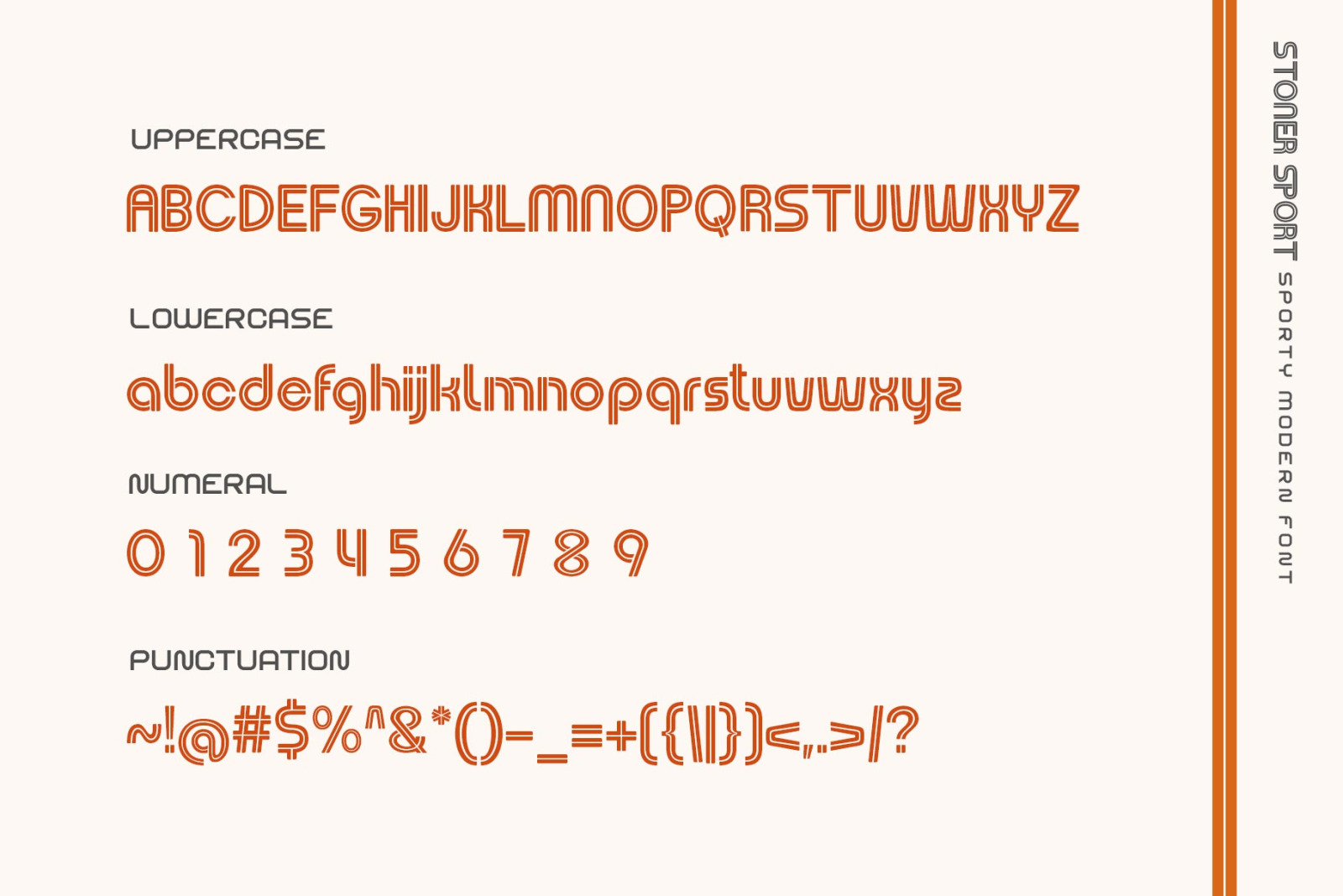 Stoner Sport Typeface Stoner Sport Typeface