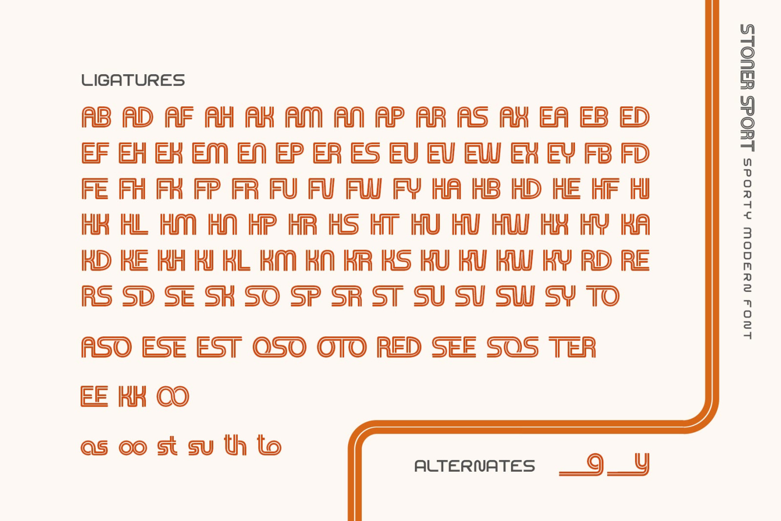 Stoner Sport Typeface Stoner Sport Typeface