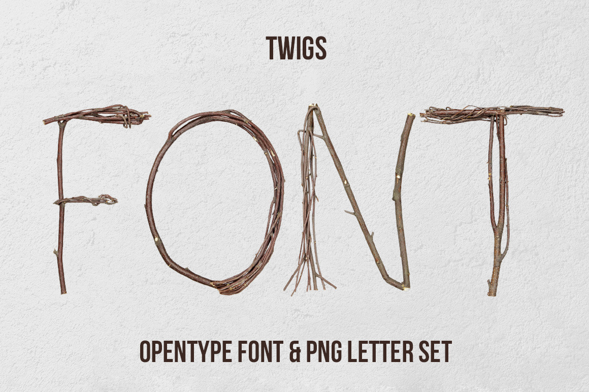Twigs Font Twigs Font