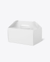 Paper Box w/ Handle Mockup