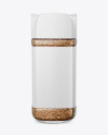 Glass Jar Of Instant Coffee Mockup