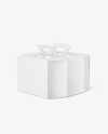 Octagonal Corrugated Box w/ Handle Mockup