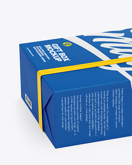 Gift Box Mockup