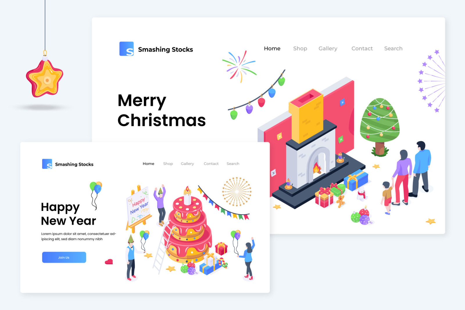 18 Happy New Year Illustrations 18 Happy New Year Illustrations