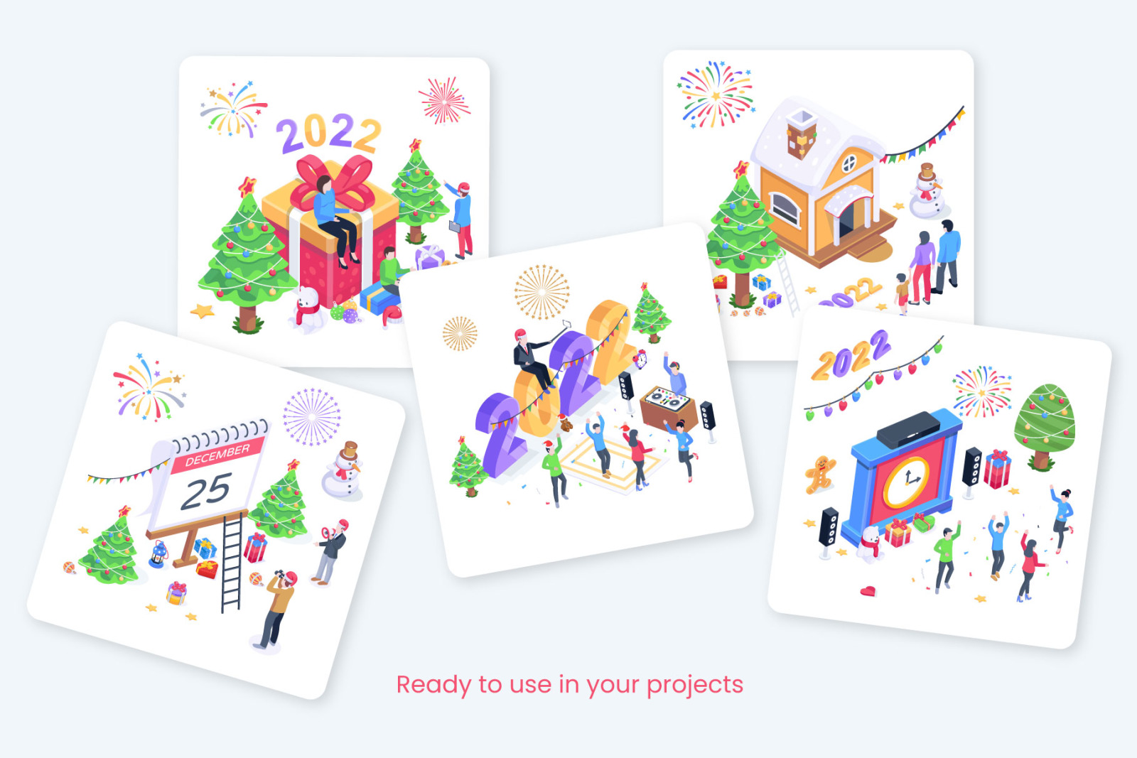 18 Happy New Year Illustrations 18 Happy New Year Illustrations