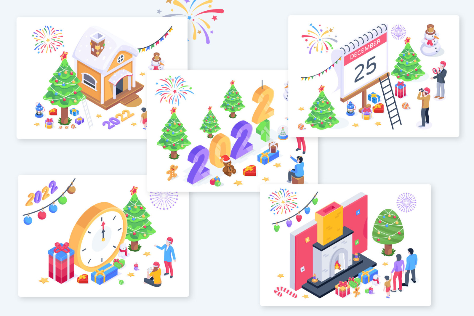 18 Happy New Year Illustrations 18 Happy New Year Illustrations