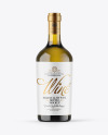 Antique Green Glass White Wine Bottle Mockup Antique Green Glass White Wine Bottle Mockup