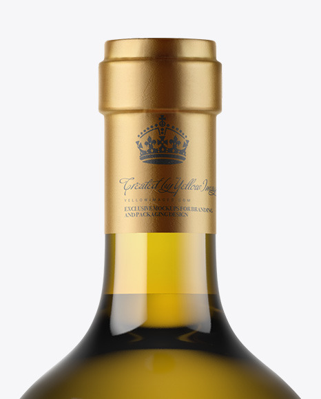 Antique Green Glass White Wine Bottle Mockup Antique Green Glass White Wine Bottle Mockup