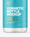 Frosted Clear Cosmetic Bottle Mockup Frosted Clear Cosmetic Bottle Mockup