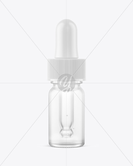 5ml Frosted Glass Dropper Bottle Mockup