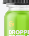 5ml Frosted Glass Dropper Bottle Mockup