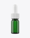 5ml Green Glass Dropper Bottle Mockup