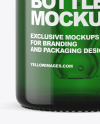 5ml Green Glass Dropper Bottle Mockup