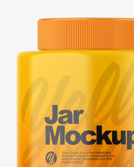 Glossy Jar Mockup