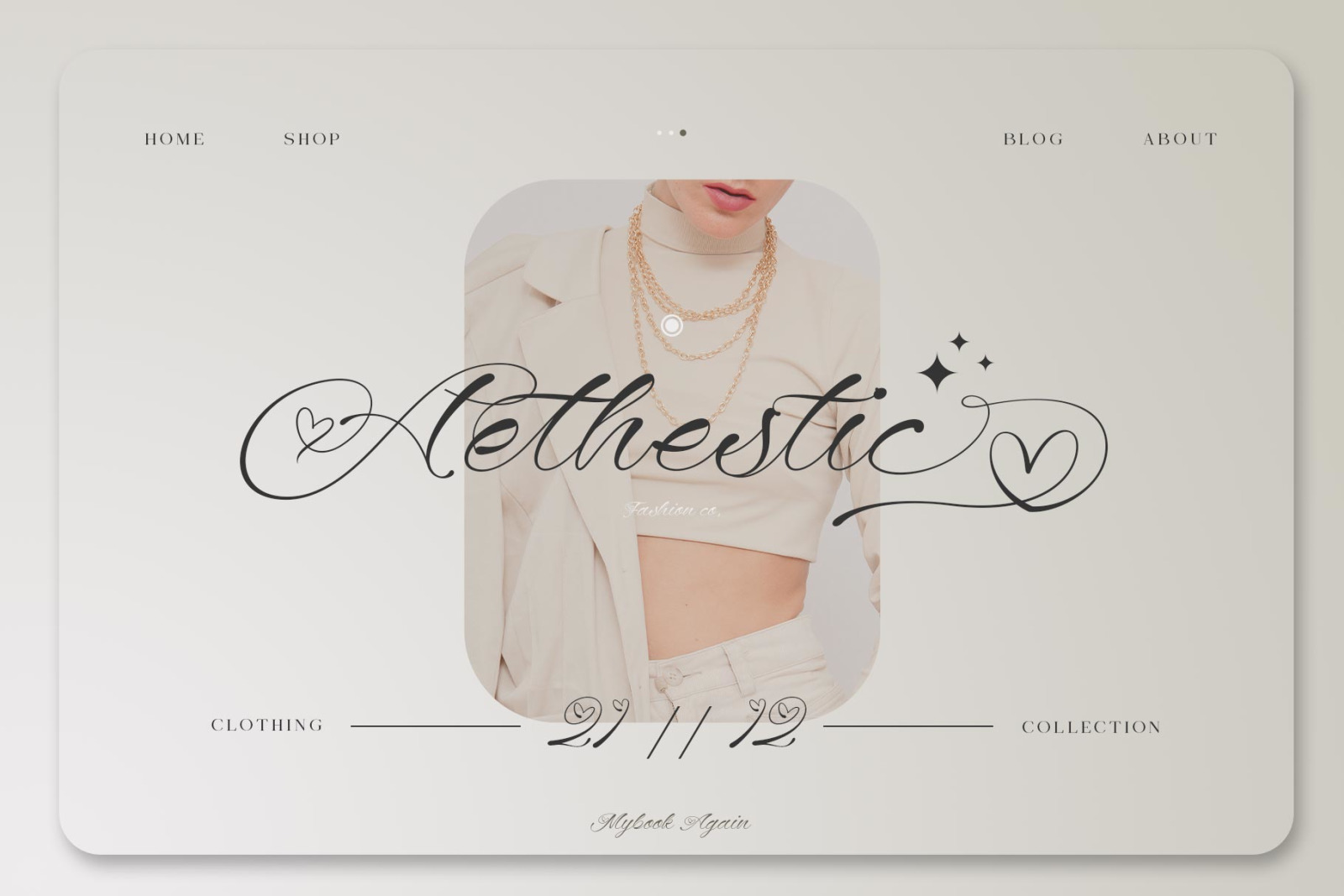 Mybook Again Romantic Script Font