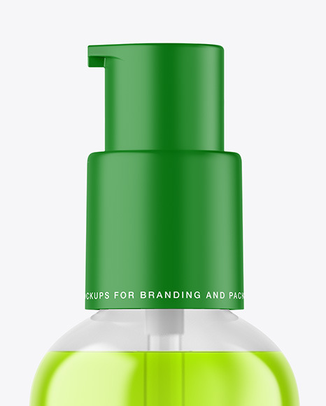 Color Liquid Cosmetic Bottle Mockup