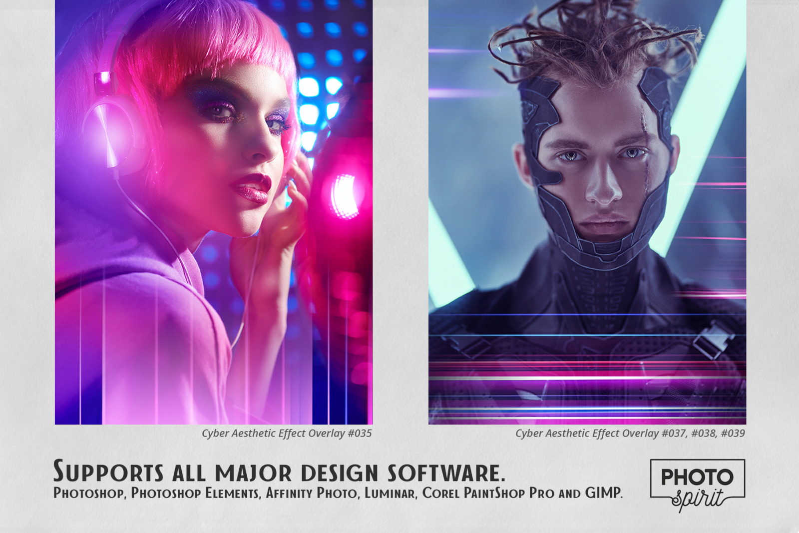 Cyber Aesthetic Overlays Cyber Aesthetic Overlays
