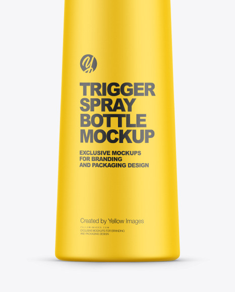 Trigger Spray Bottle Mockup