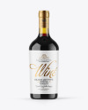 Antique Green Glass Red Wine Bottle Mockup Antique Green Glass Red Wine Bottle Mockup