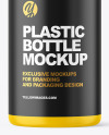 Matte Plastic Bottle Mockup
