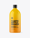 Glossy Plastic Bottle Mockup