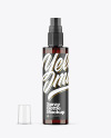 Amber Spray Bottle Mockup