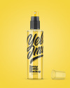 Clear Spray Bottle Mockup