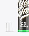 Clear Spray Bottle Mockup