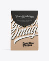 Kraft Food Bag Mockup